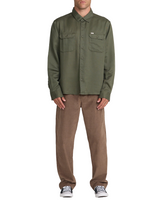 RVCA Mens Vacancy Utility Long Sleeve Shirt