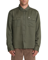 RVCA Mens Vacancy Utility Long Sleeve Shirt