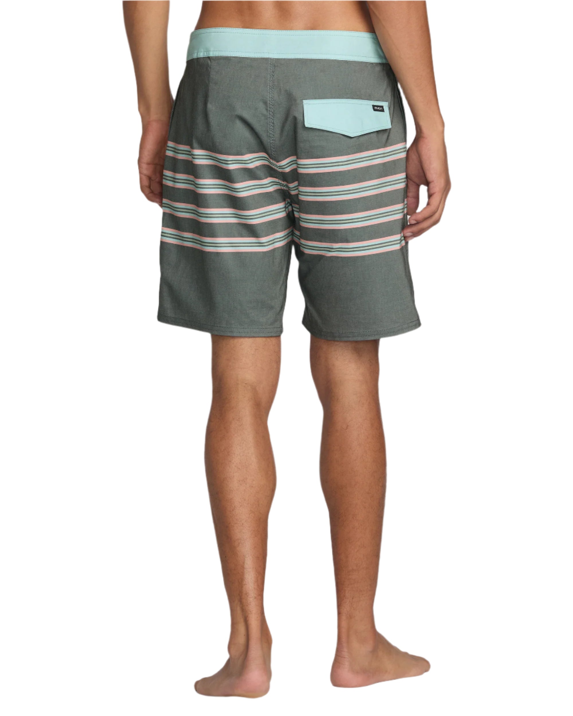 RVCA Mens County Line 18" Swim Trunks