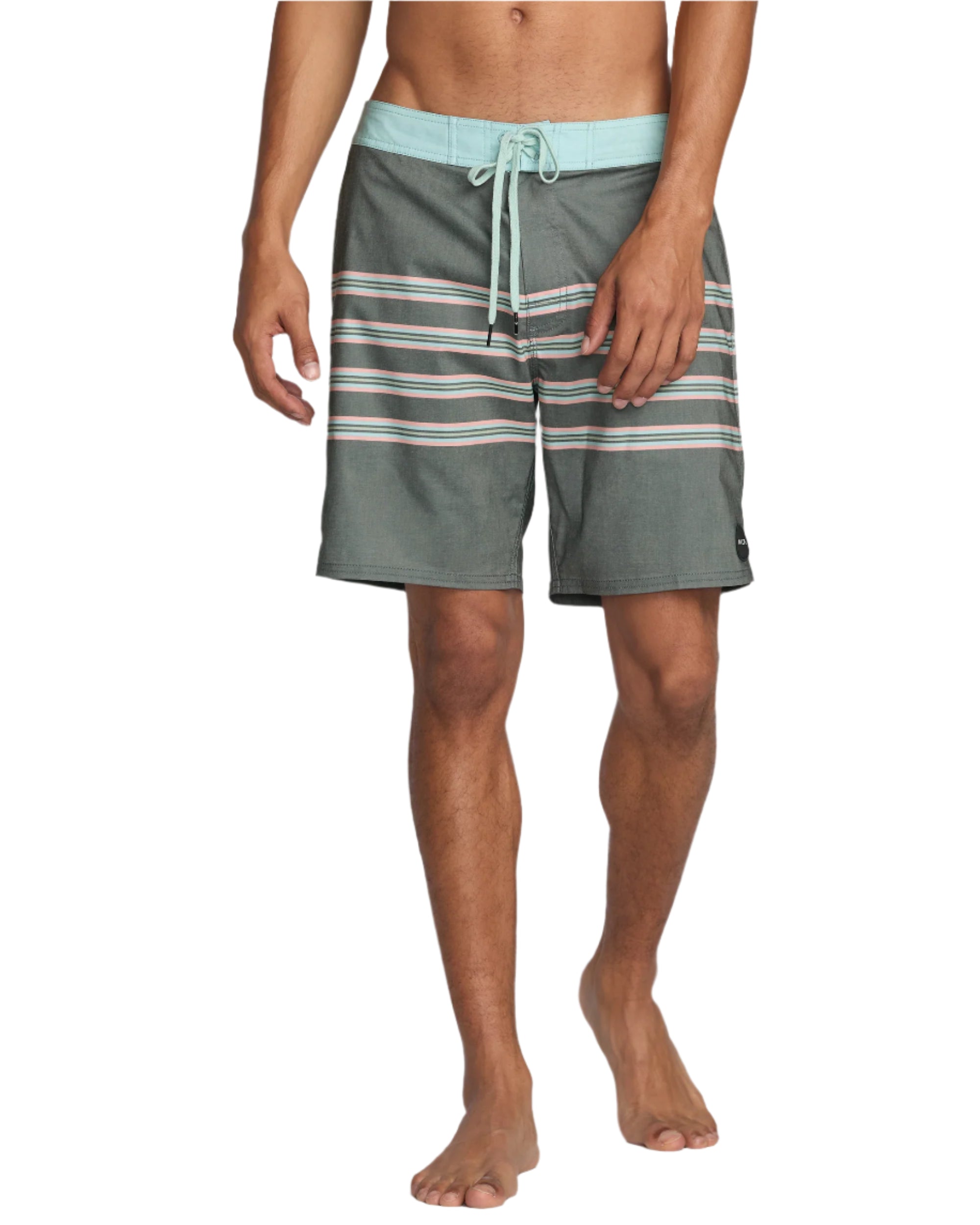 RVCA Mens County Line 18" Swim Trunks