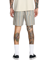 RVCA Mens Exotica Seersucker Elastic 17" Shorts
