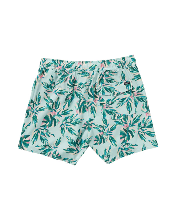 RVCA Mens Resort Elastic 16" Swim Trunks