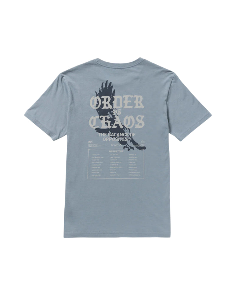RVCA Mens Tour Dates Short Sleeve T-Shirt