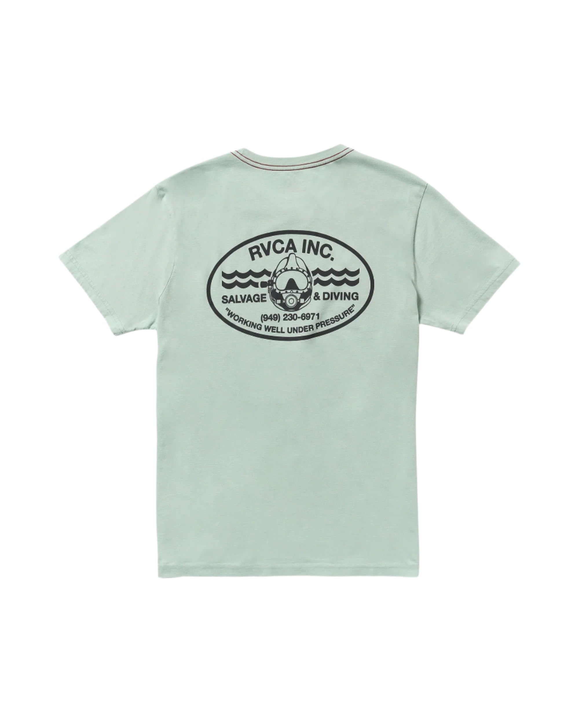 RVCA Mens Salvage Short Sleeve T-Shirt