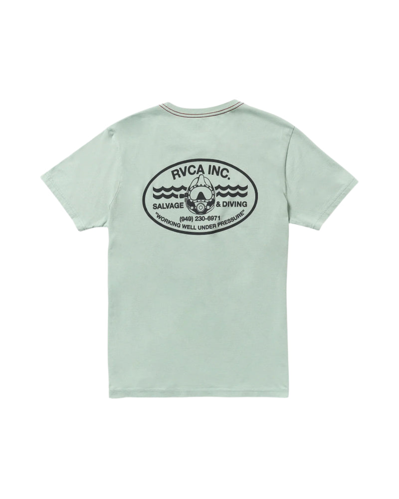 RVCA Mens Salvage Short Sleeve T-Shirt