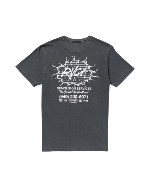 RVCA Mens Demo Short Sleeve T-Shirt