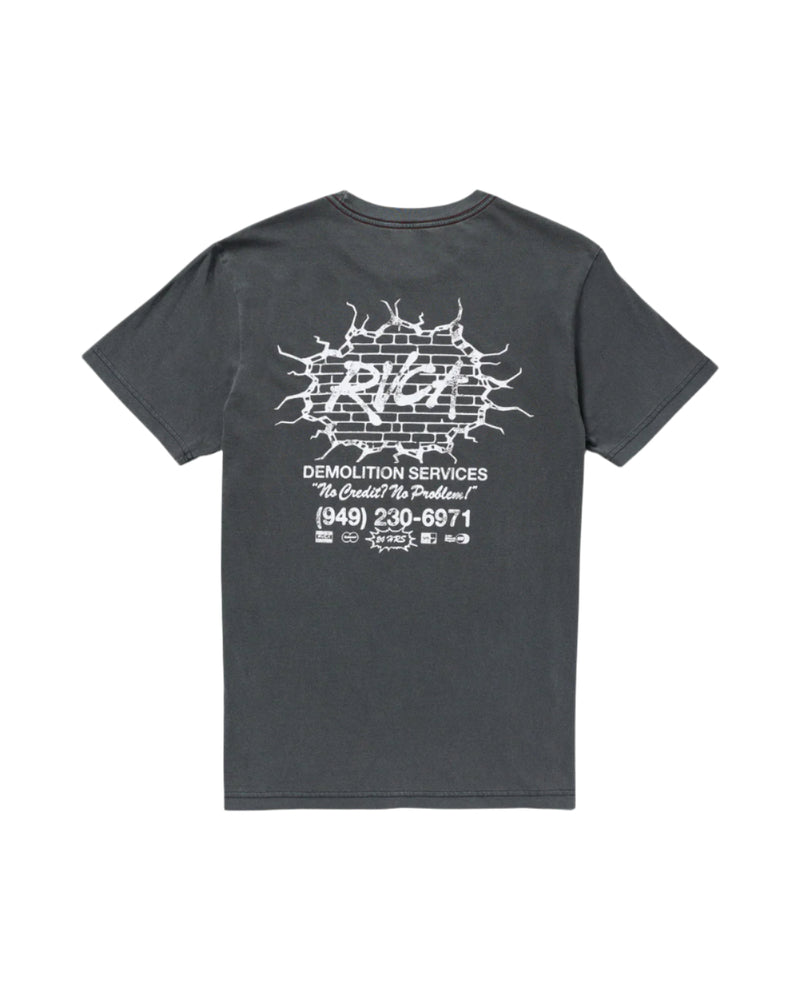 RVCA Mens Demo Short Sleeve T-Shirt