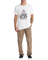 RVCA Mens High Seas Short Sleeve T-Shirt