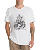 RVCA Mens High Seas Short Sleeve T-Shirt