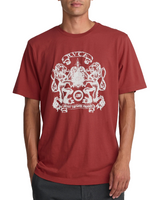 RVCA Mens Lions Gate Short Sleeve T-Shirt