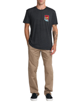 RVCA Mens Live Bait Short Sleeve T-Shirt