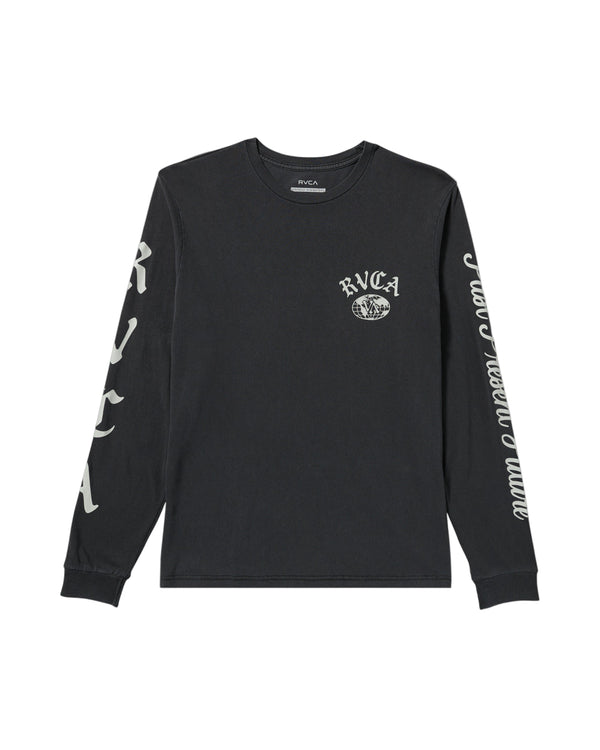 RVCA Mens VA Worldwide Long Sleeve T-Shirt