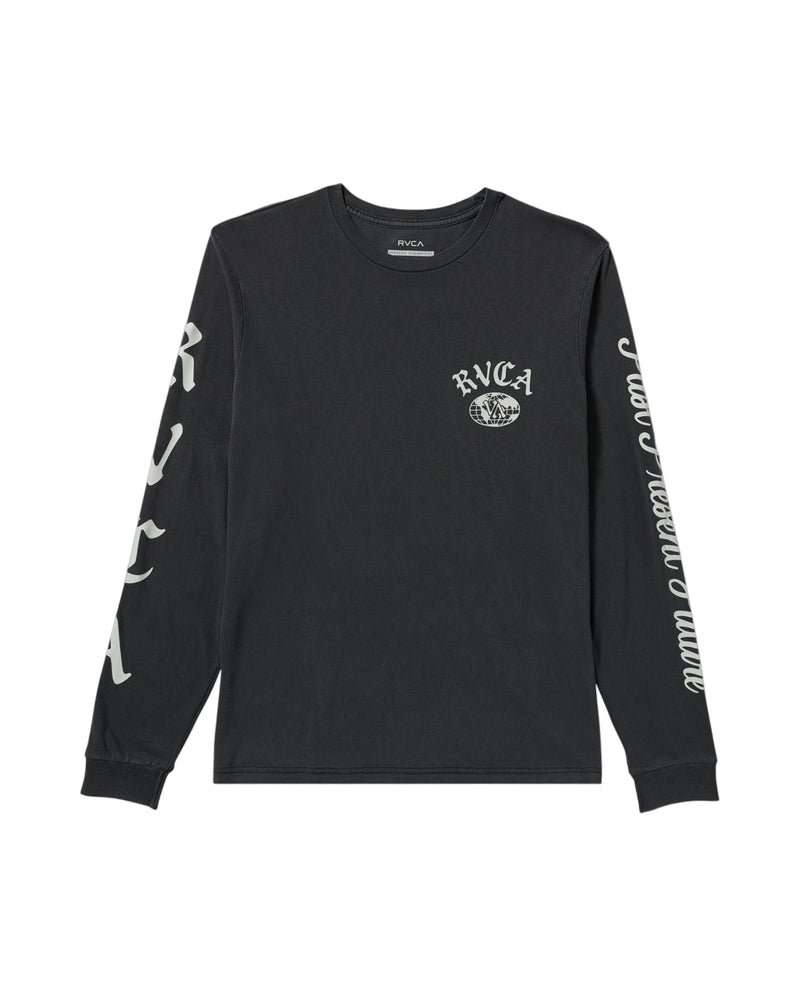 RVCA Mens VA Worldwide Long Sleeve T-Shirt