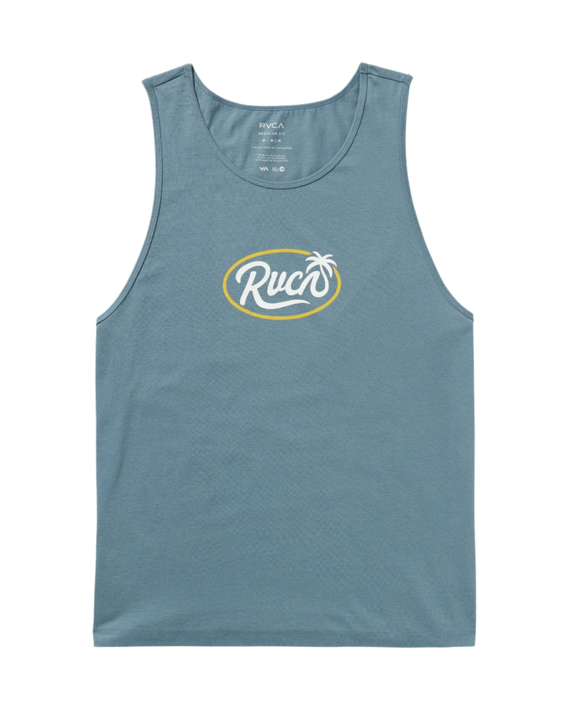 RVCA Mens Front Script Tank Top