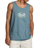 RVCA Mens Front Script Tank Top