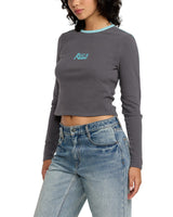RVCA Womens Hills Long Sleeve T-Shirt