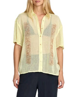 RVCA Womens Sabra Short Sleeve Shirt