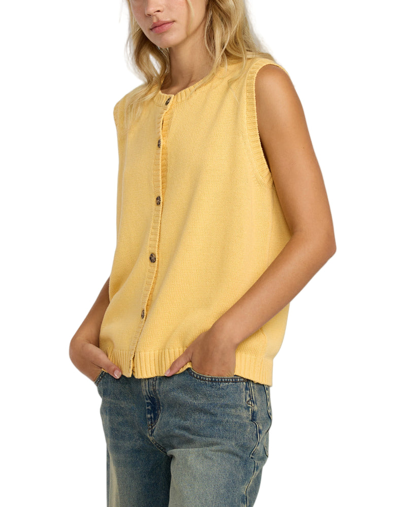 RVCA Womens Carrie Knitted Vest