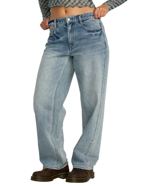 RVCA Womens Coco II Denim Jeans
