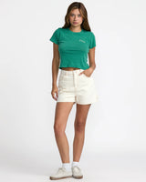 RVCA Womens 411 Short Sleeve T-Shirt