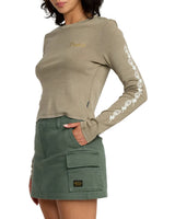 RVCA Womens Spanky Long Sleeve T-Shirt
