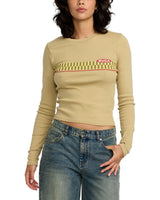 RVCA Womens Fortune Long Sleeve T-Shirt