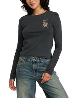 RVCA Womens Fortune Long Sleeve T-Shirt