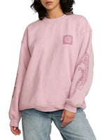 RVCA Womens Baggie Boyfriend Crew Sweatshirt