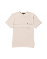 RVCA Mens Balance Pocket Stripe Short Sleeve T-Shirt