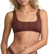 RVCA Womens Sweetness Bralette Bikini Top