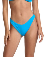 RVCA Womens Solid Medium French Bikini Bottom