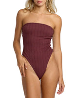 RVCA Womens Chevy Grooves One Piece Swimsuit