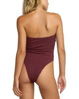 RVCA Womens Chevy Grooves One Piece Swimsuit