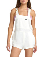 RVCA Womens Cleared Coverup Overall Shorts
