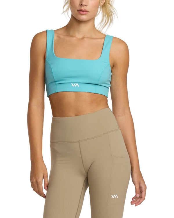 RVCA Womens VA Square Neck Sports Bra