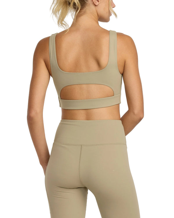 RVCA Womens VA Square Neck Sports Bra