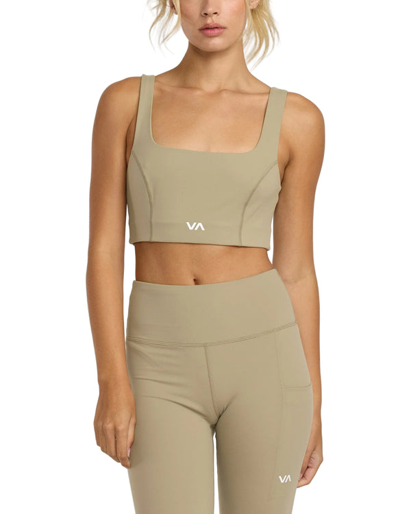 RVCA Womens VA Square Neck Sports Bra