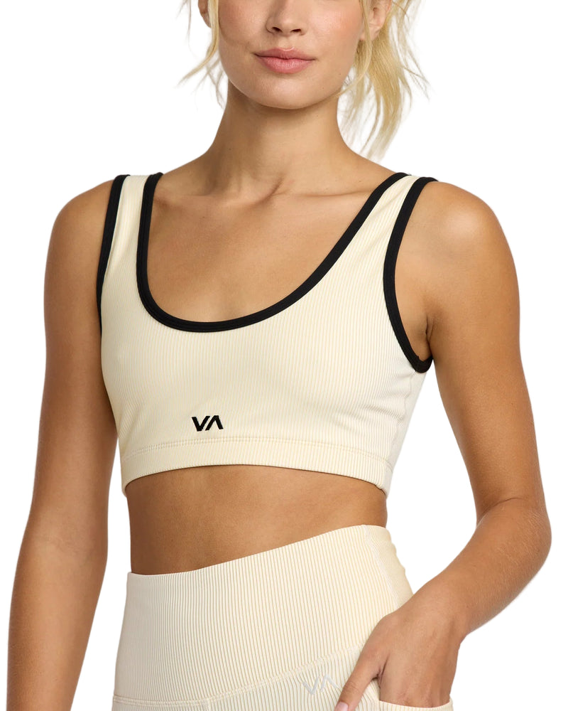 RVCA Womens Scoop Neck Long Line Sports Bra