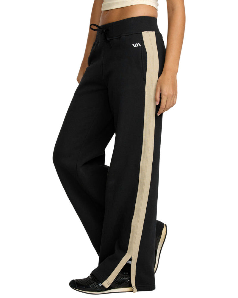 RVCA Womens Benchwarmer Wide Leg Tracksuit Pants