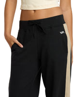 RVCA Womens Benchwarmer Wide Leg Tracksuit Pants