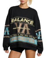 RVCA Womens Puck It Oversized Sweatshirt