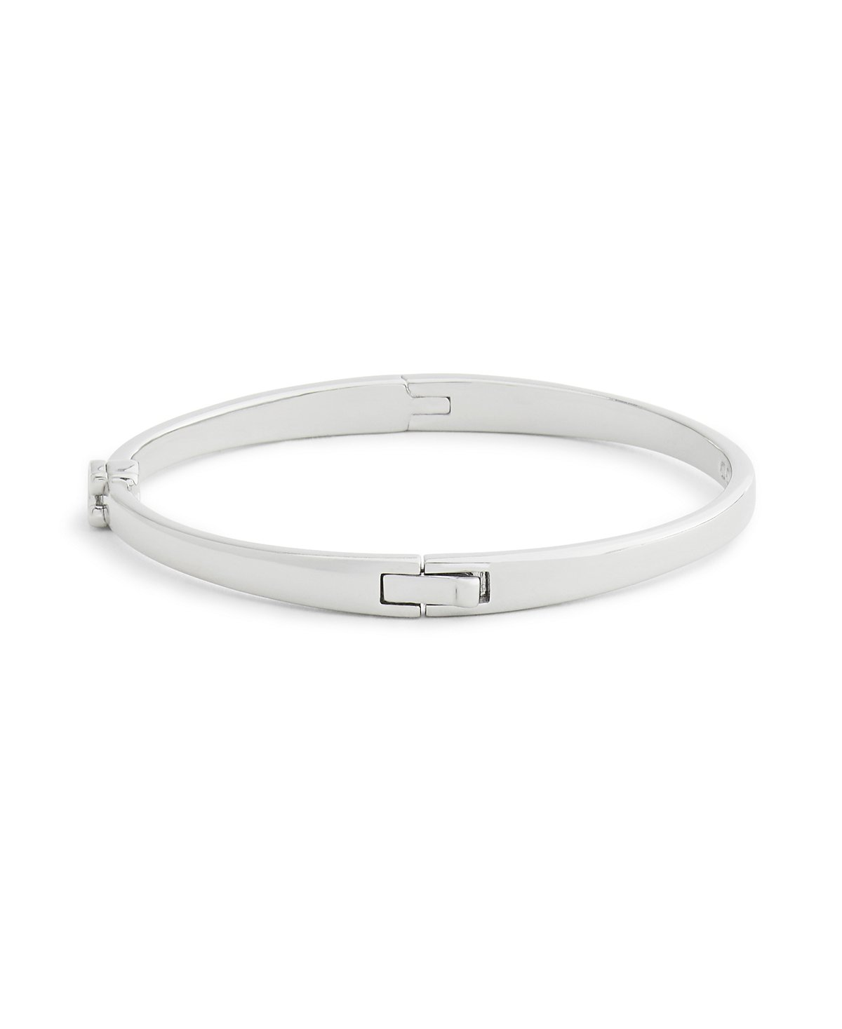 COACH Silver C Hinge Bangle Bracelet