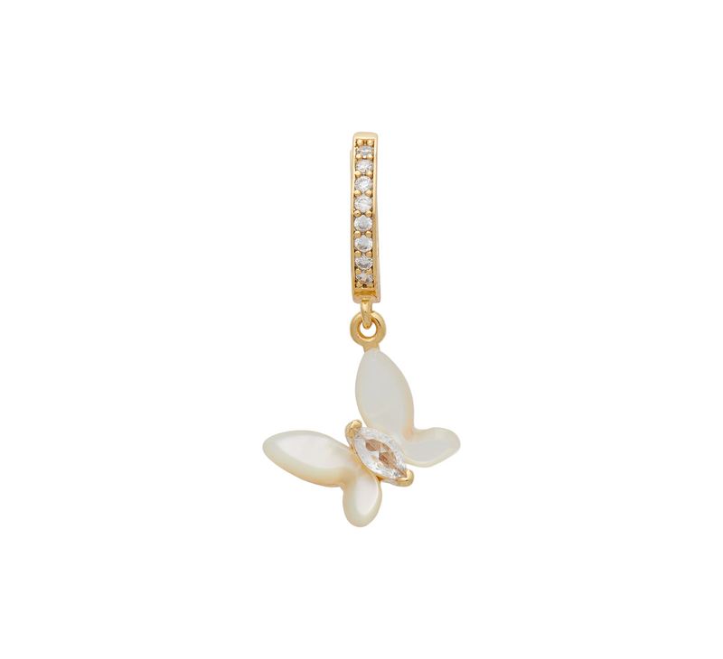 Kate Spade Social Butterfly Huggie Earrings