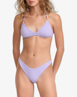 RVCA Womens Solid Triangle Bikini Top