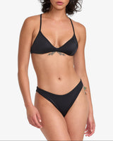 RVCA Womens Solid Triangle Bikini Top