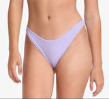 RVCA Womens Solid Medium French Bikini Bottom