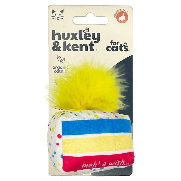 Huxley & Kent Meh' A Wish Cake Plush Cat Toy