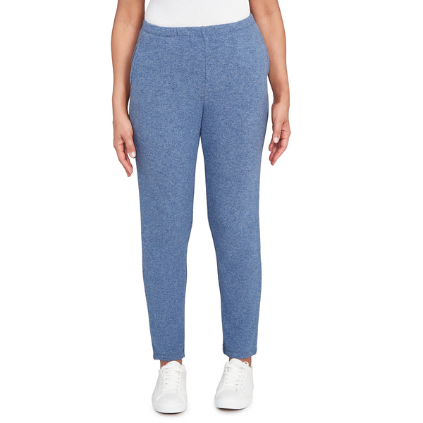 Ruby Rd. Womens Pull On Heather Cozy Knit Pants