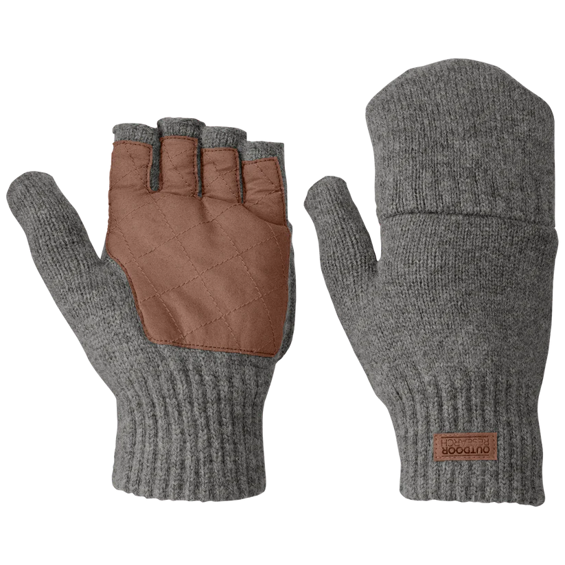 Outdoor Research Mens Lost Coast Fingerless Mitts