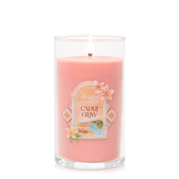 Yankee Candle Signature Medium Pillar Candle - Capri Glow